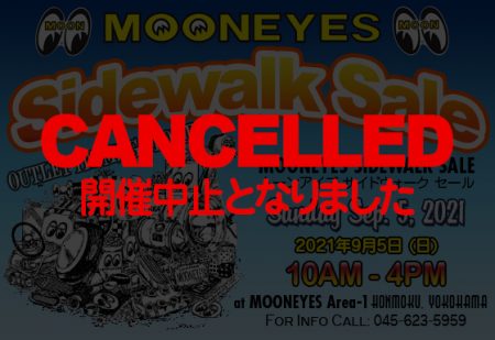 September 5th Sidewalk Sale Cancelled