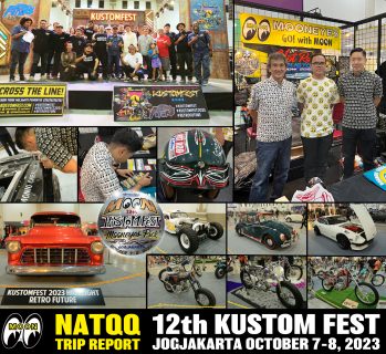 MOONEYES Pinstriper Michi NatQQ KUSTOMFEST Trip Report