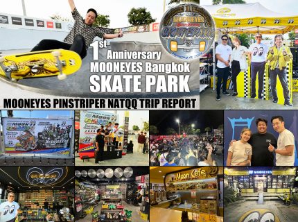MOONEYES Pinstriper NATQQ BANGKOK Trip Report