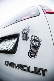 MOONEYES Barefoot Gas Pedal Decal