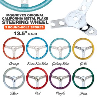 MOONEYES Original California Metal Flake Steering Wheels