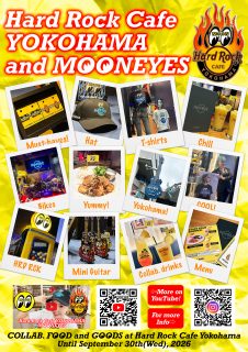 ENDING SQQN!! HARD ROCK CAFE YOKOHAMA X MOONEYES