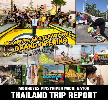 MOONEYES Pinstriper Michi NATQQ THAILAND TRIP REPORT