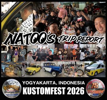 MOONEYES Pinstriper Michi "NATQQ"'s INDONESIA Trip Report